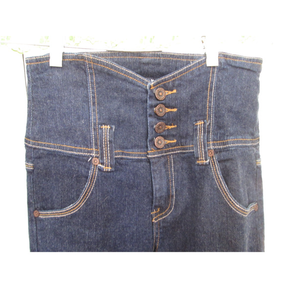 Vanilla Star Jeans, size 7, high waisted, skinny legs, waist 28", inseam 32" - Picture 2 of 9